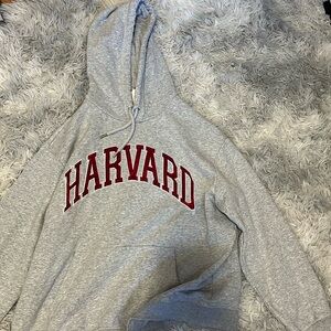 Harvard graphic hoodie size medium